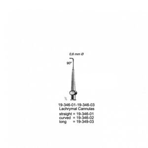Lachrymal Cannulas Art# : MSC-19-346-01
