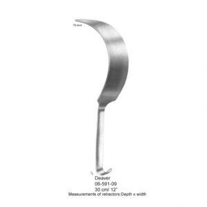 Deaver, 30 cm, 50 mm Art# : MSC-06-591-09