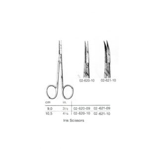 Iris Scissors, Straight/Curved Art# : MSC-02-620-09