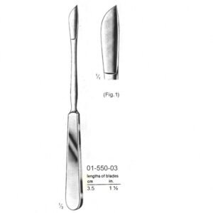 knives for the deep surgery resection knives Art# : MSC-01-550-03