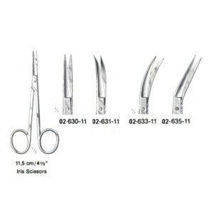 Iris Scissors, Straight/Curved Art# : MSC-02-630-11